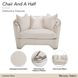 London Place Champagne Chair and A Half with Pillow