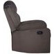 Willow Brown 75" Console Loveseat with Dual Recliner