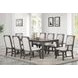 Lisbon Gray Extendable Rectangular Dining Room Set
