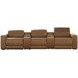 Rally-Up Caramel 5 Piece Power Reclining Sectional with Console