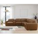 Rally-Up Caramel 5 Piece Power Reclining Console Sectional