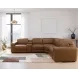 Rally-Up Caramel 5 Piece Power Reclining Console Sectional