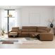 Rally-Up Caramel 5 Piece Power Reclining Console Sectional
