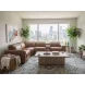 Rally-Up Caramel 5 Piece Power Reclining Console Sectional