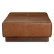 Cedarro Avelino Saddle Leather Upholstered Rectangular Cocktail Ottoman
