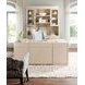 Marlowe Polished Limestone Leather Executive Home Office Set