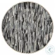 Alistair White Bone And Black Round Accent Table
