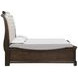 Lyndhurst Walnut and Beige Upholstered Storage Sleigh Bedroom Set