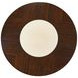 Paris Chic Espresso and White 48" Round Dining Table