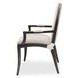 Chambord Espresso and Doeskin Dining Arm Chair