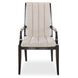 Chambord Espresso and Doeskin Dining Arm Chair