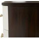 Paris Chic Espresso 3 Drawer Nightstand