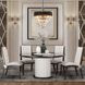 Paris Chic Espresso 60" Round Dining Table