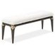 Paris Chic Espresso Upholstered Sleigh Bedroom Set