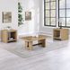 Aubrey Brown Rectangular Coffee Table