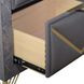 Symmetry Charcoal 2 Drawer Nightstand