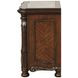 Bella Notte Brown Upholstered Sleigh Bedroom Set with USB Charging