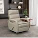 Nick Gable Dove Leather Swivel Glider Recliner
