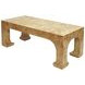 Nicola Beige 48" Rectangular Coffee Table