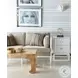 Nicola Burl Wood Pagoda Style Coffee Table