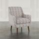 Nielsen Blue and Brown Upholstered Accent Chair