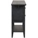 Sable Crest Black Extendable Drop Leaf Server
