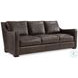Ventura Brown Leather 86" Sofa