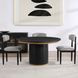 Magnolia 52" Black Round Dining Table