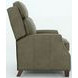 Nixon Oasis Olive Leather Push Thru The Arms Recliner