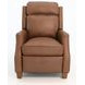 Nixon Dobbs Saddle Leather Push Thru The Arms Recliner