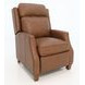 Nixon Dobbs Saddle Leather Push Thru The Arms Recliner