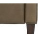 Nixon Cashmere Taupe Leather Push Thru The Arms Recliner