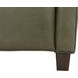 Nixon Oasis Olive Leather Push Thru The Arms Recliner