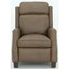 Nixon Cashmere Taupe Leather Push Thru The Arms Recliner