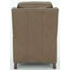 Nixon Cashmere Taupe Leather Push Thru The Arms Recliner