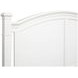 Crownfall Whisper White and Cerused Nutmeg Queen Panel Bed