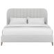 Dante Cloud Performance Fabric Queen Upholstered Wide Channel Panel Bed