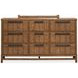 Everpine Honey Wheat Storage Panel Bedroom Set