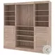 Pur Rustic Brown 86" Closet Organizer