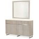 Marin Greige 4 Door Sideboard and Rectangular Mirror
