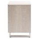 Marin Greige 3 Drawer Nightstand