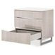 Marin Greige 3 Drawer Nightstand