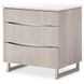 Marin Greige 3 Drawer Nightstand