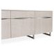 Seawell Greige 82" Media Cabinet with 4 Storage Drawers with 3 Storage Drawers