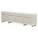 Seawell Greige 82" Media Cabinet with 4 Storage Drawers with 3 Storage Drawers