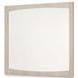 Seawell Greige Rectangle Wall Mirror