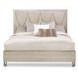 Marin Greige Queen Upholstered Panel Bed