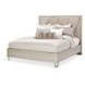 Marin Greige Queen Upholstered Panel Bed