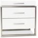 Marquee Cloud White 3 Drawer Nightstand