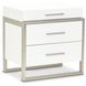 Marquee Cloud White 3 Drawer Nightstand